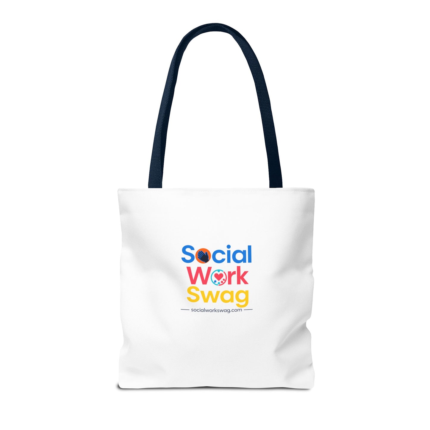 Social Work Swag Tote Bag — Colorful Social Worker Gift Tote