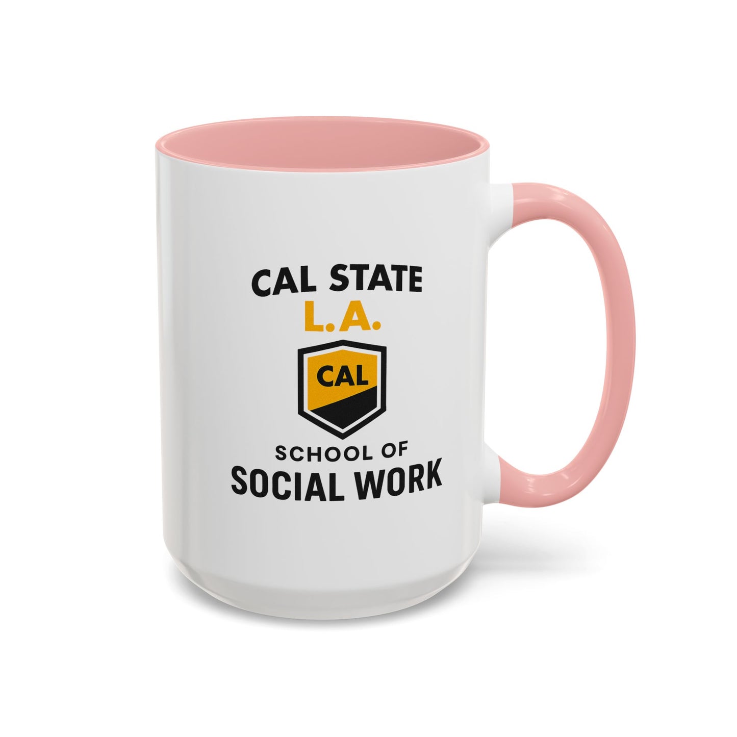 CSULA. - School of Social Work -Accent Mug - 15oz
