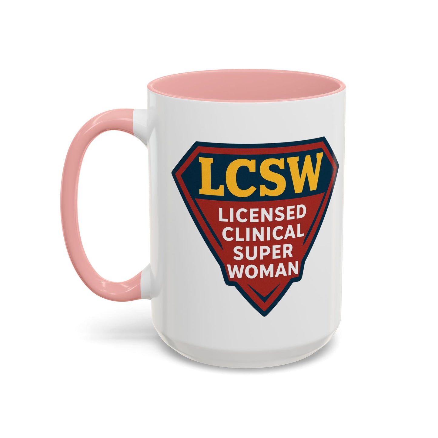 LCSW & School Social Worker Coffee Mug – Fueled by Coffee & Chaos (Various Colors)