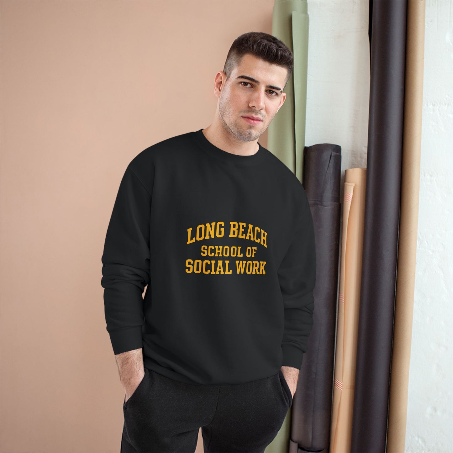 Long Beach School of Social Work Champion Sweatshirt - Cozy College Apparel