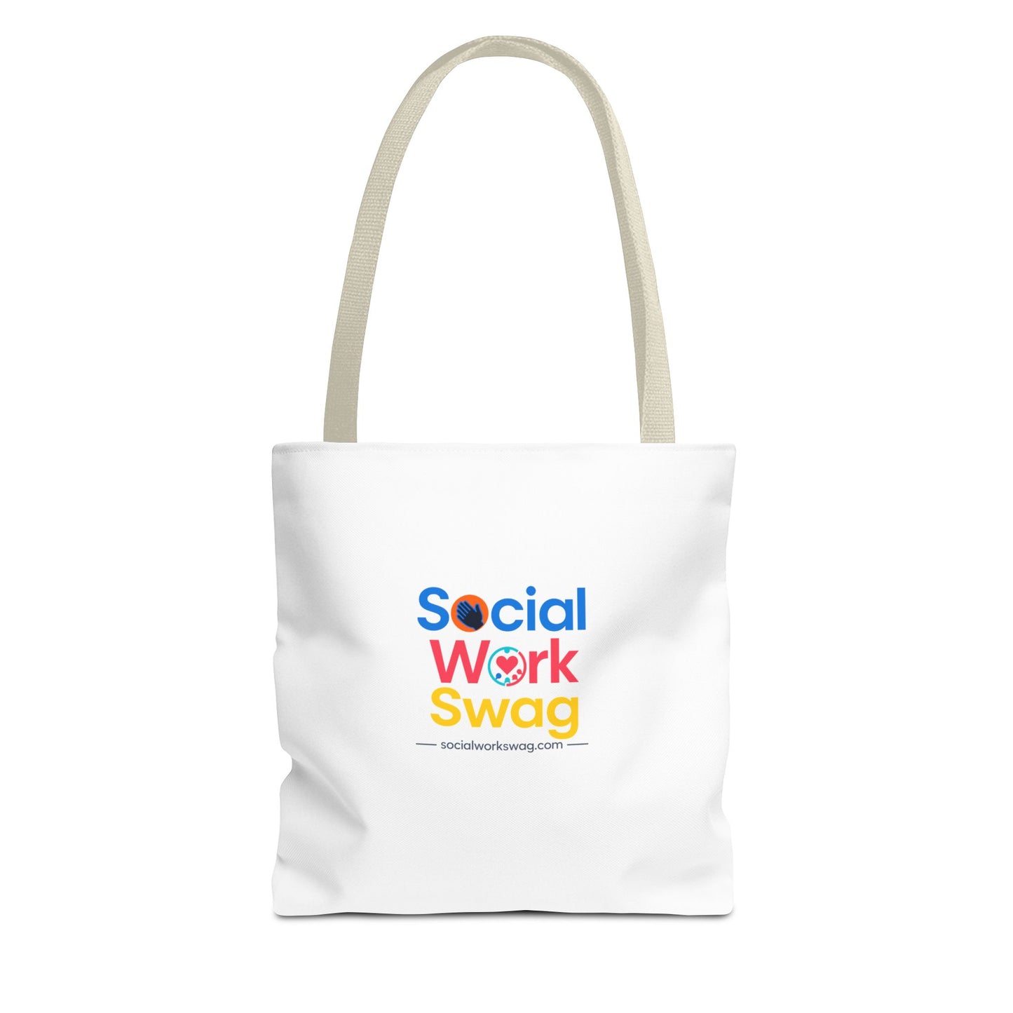 Social Work Swag Tote Bag — Colorful Social Worker Gift Tote