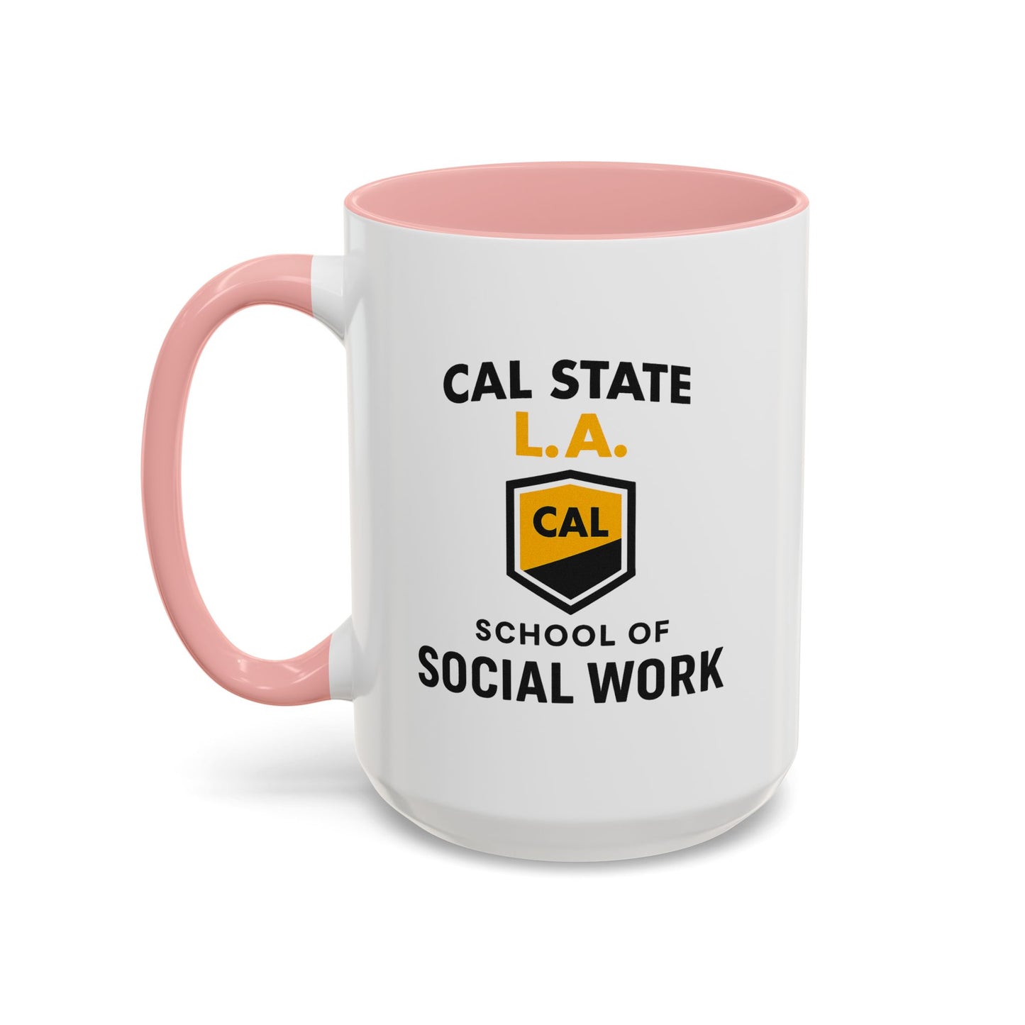 CSULA. - School of Social Work -Accent Mug - 15oz