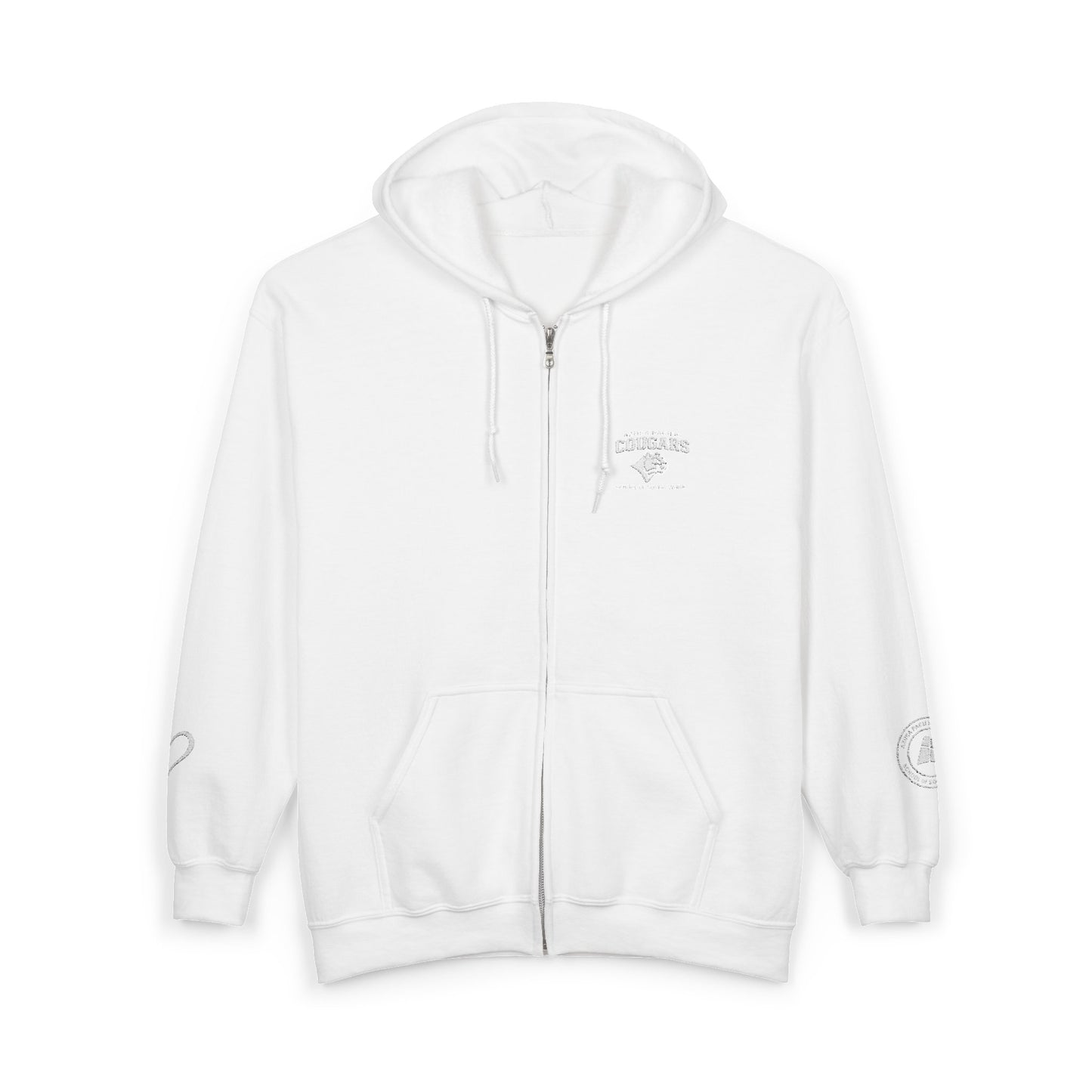 Azusa Pacific University- School of Social Work -Unisex Heavy Blend™ Full Zip Hooded Sweatshirt - Ultimate Comfort for Fans