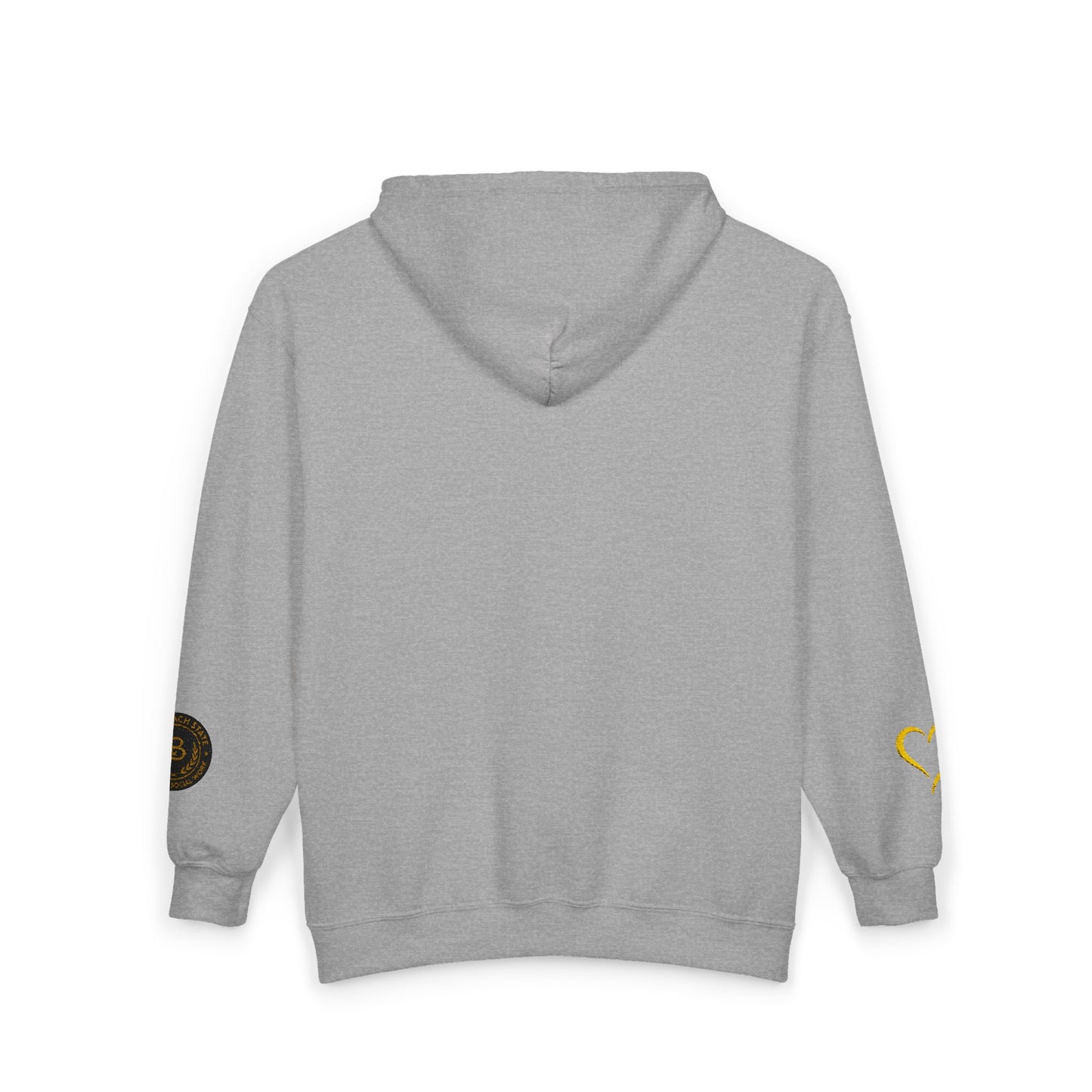 Cal State Long Beach- School of Social Work -Unisex Heavy Blend™ Full Zip Hooded Sweatshirt - Ultimate Comfort for Fans