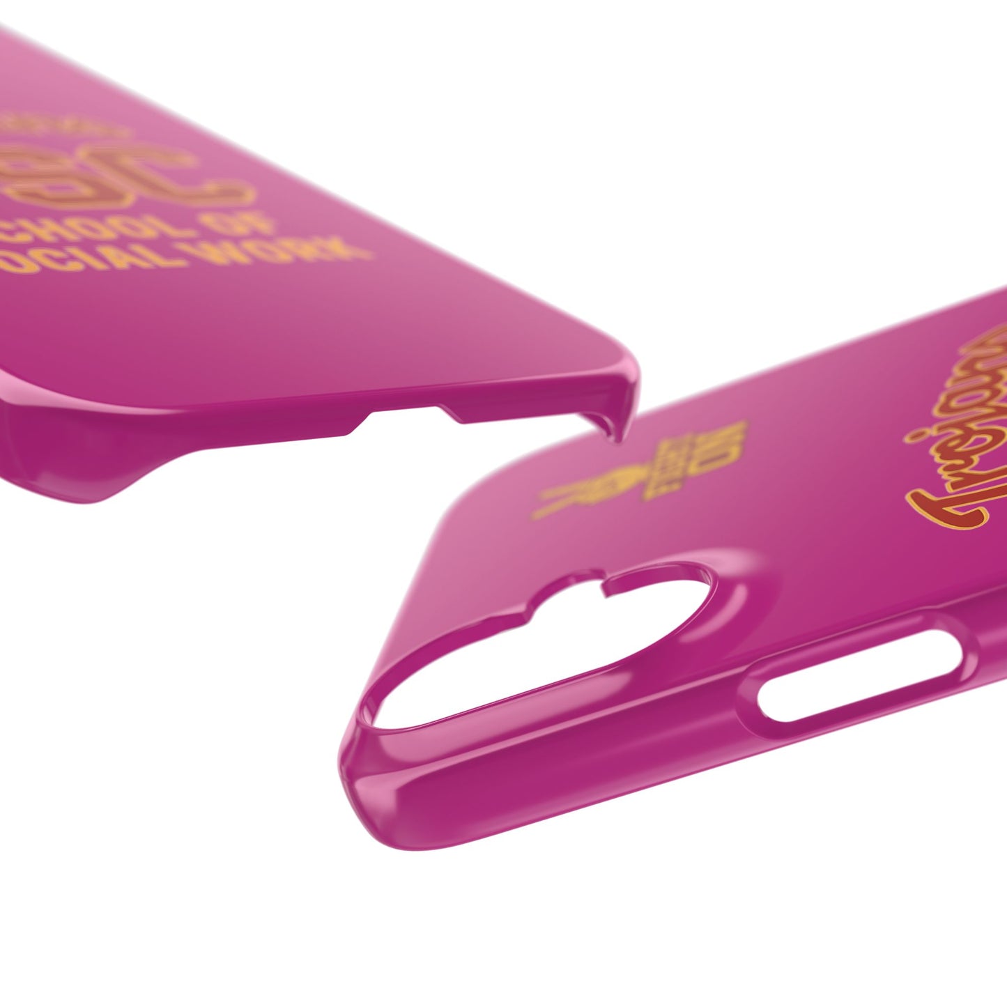 USC Trojans Slim I-Phone Case - School of Social Work (Pink)