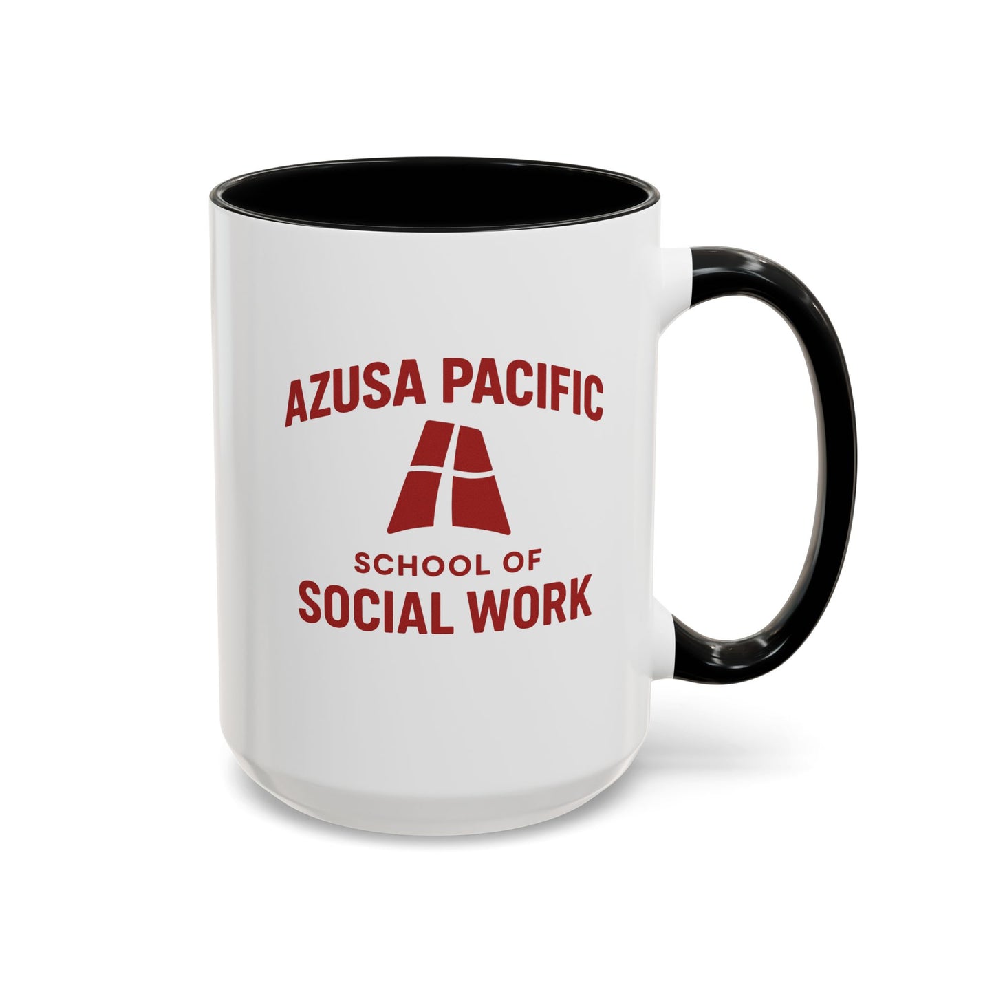 Azusa Pacific University - School of Social Work -Accent Mug - 15oz