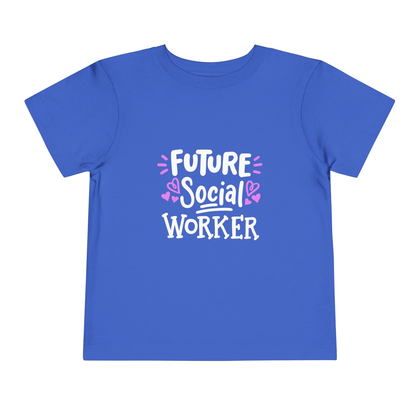 Toddler Tee — “Future Social Worker” Short Sleeve Shirt