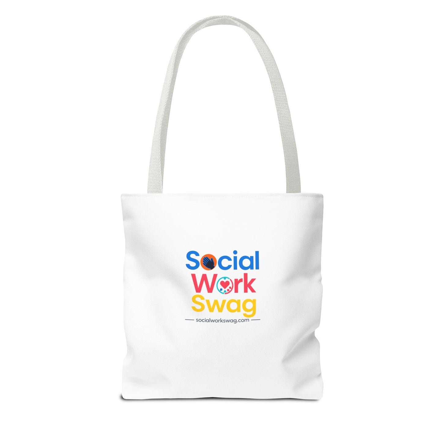 Social Work Swag Tote Bag — Colorful Social Worker Gift Tote