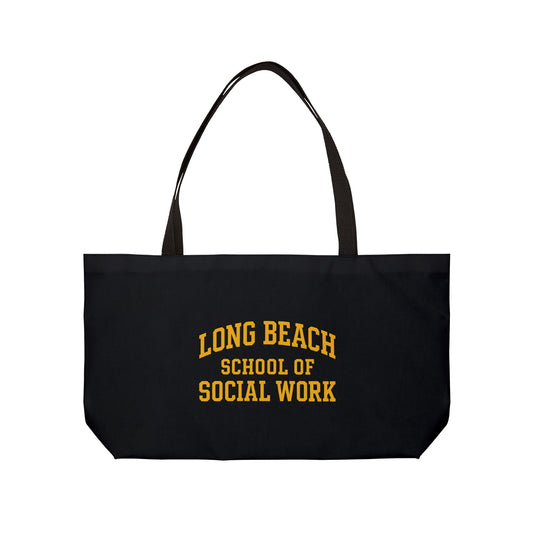 Long Beach State- School of Social Work - Weekender Tote Bag (Black)