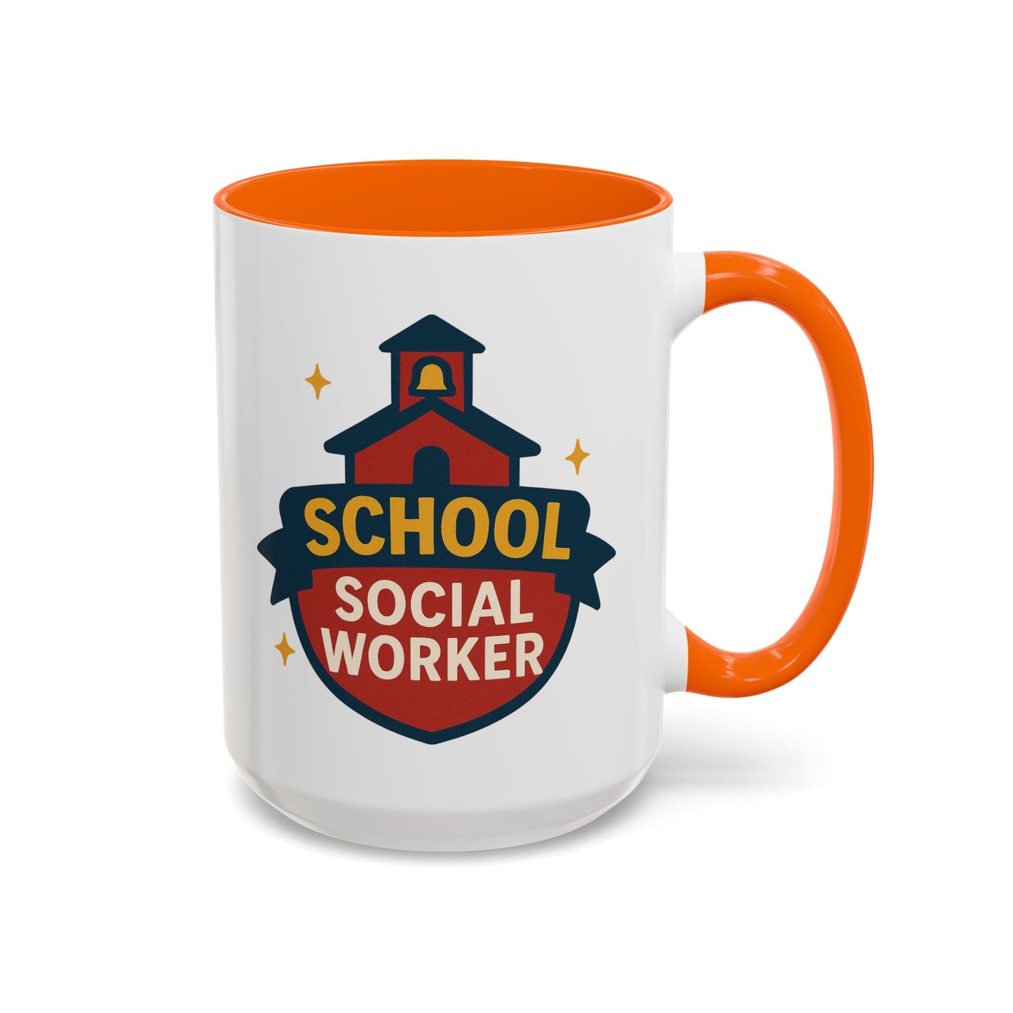 LCSW & School Social Worker Coffee Mug – Fueled by Coffee & Chaos (Various Colors)