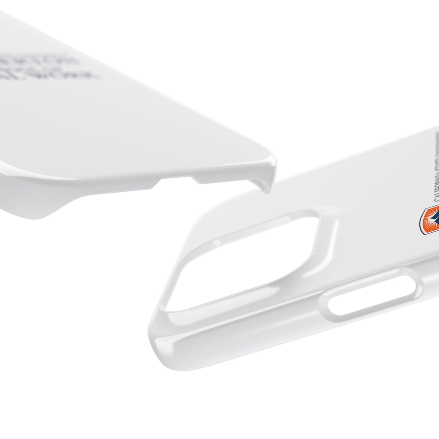 Cal State Fullerton University - Slim I-Phone Case - School of Social Work (White)