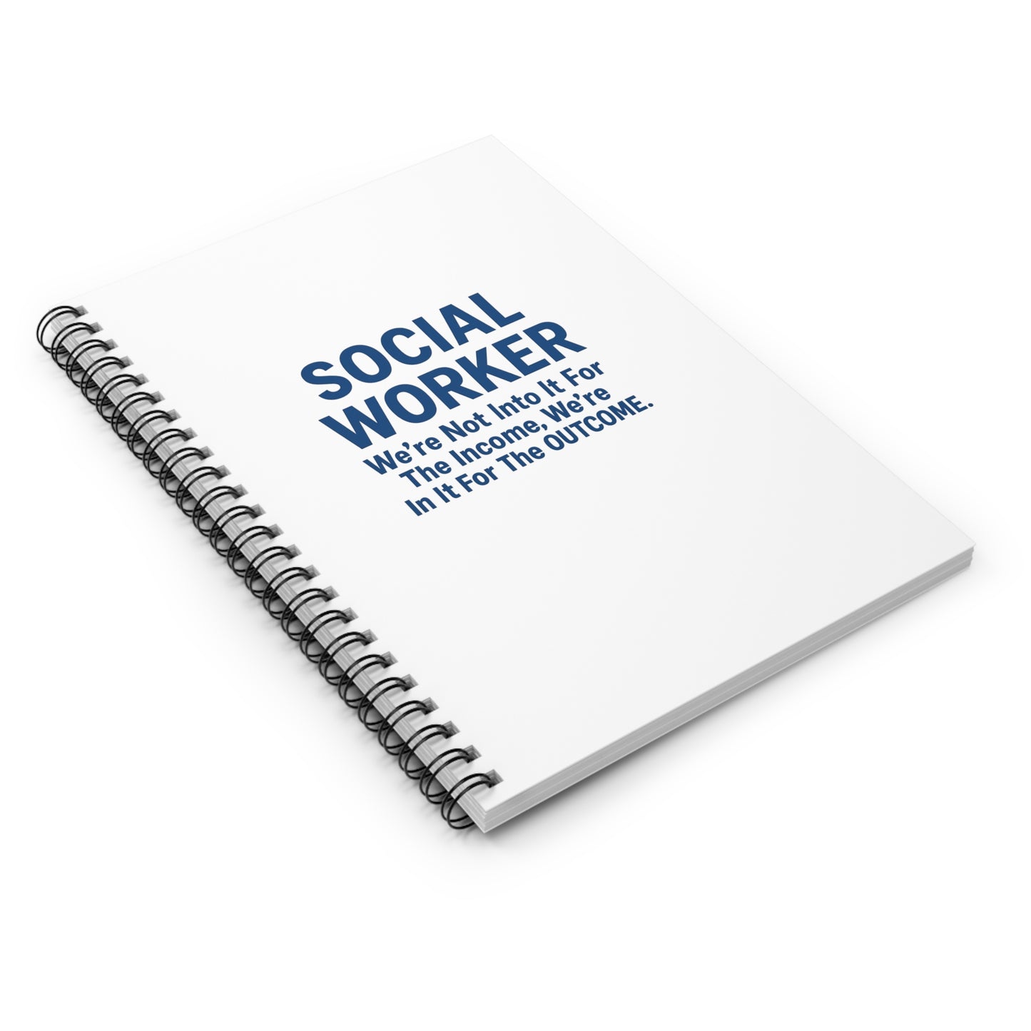 Social Work Spiral Notebook - Perfect for Students & Professionals