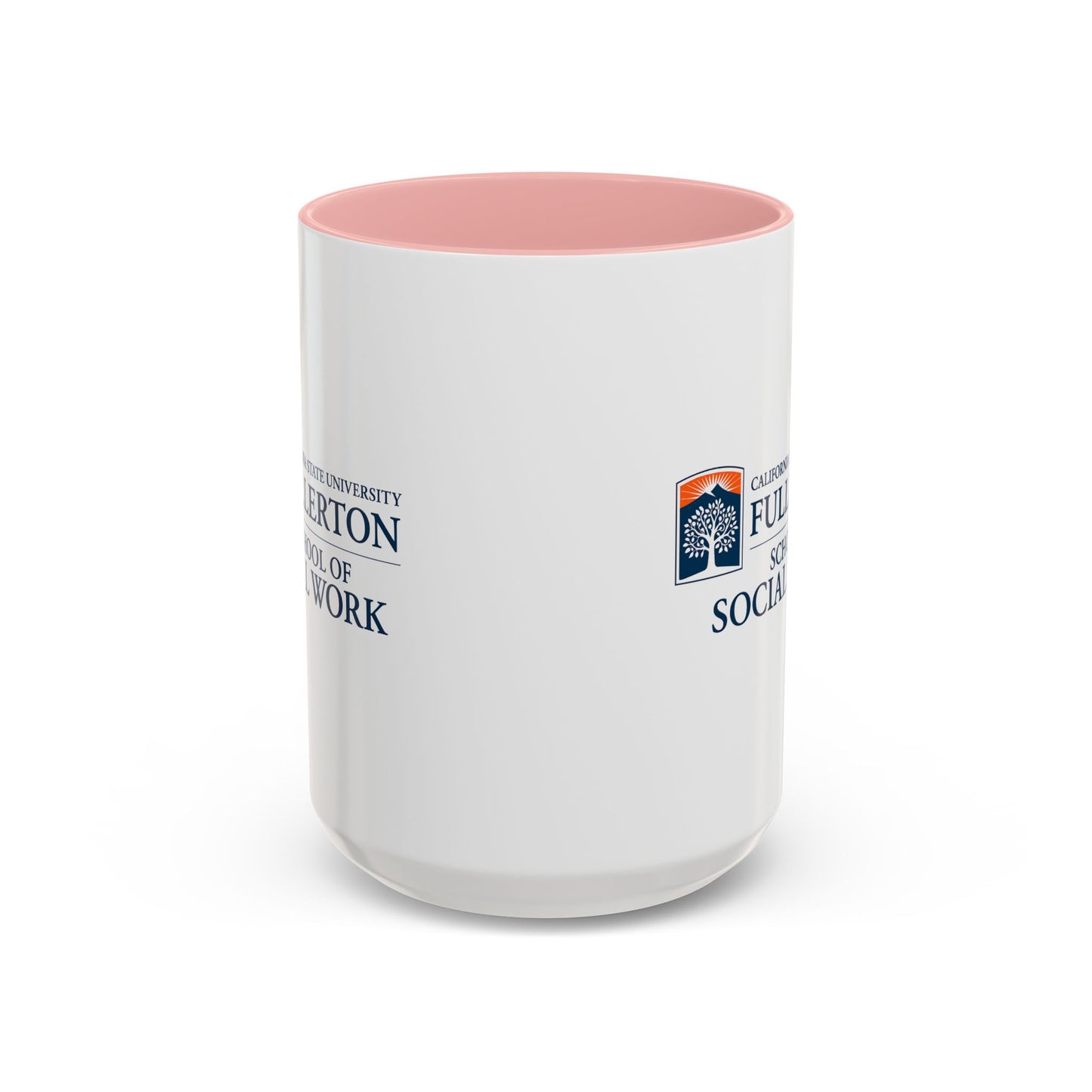 Fullerton School of Social Work Customized Accent Coffee Mug - 15oz