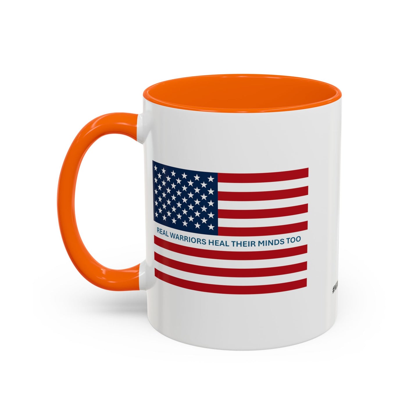 Military Social Work -Empowering Coffee Mug - "Real Warriors Heal Their Minds Too " - Perfect Gift for Advocates and Supporters