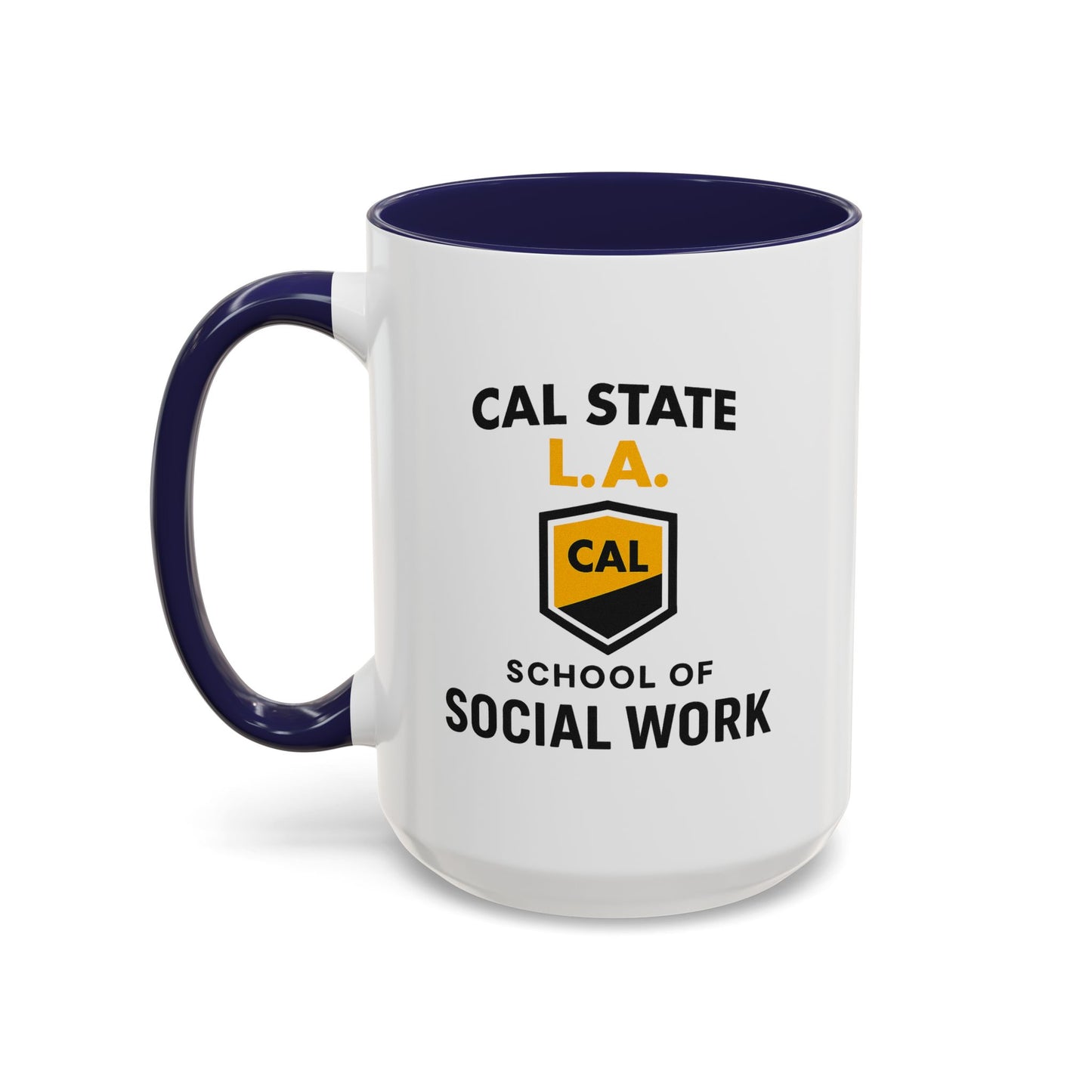 CSULA. - School of Social Work -Accent Mug - 15oz