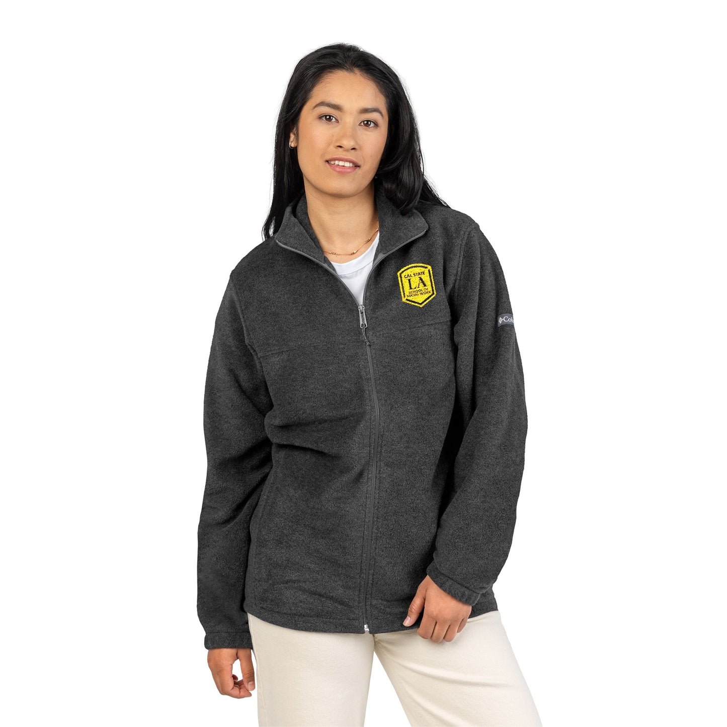 Cal State LA- School of Social Work -Embroidered Unisex Columbia Fleece Jacket - Cozy & Stylish Outdoor Wear