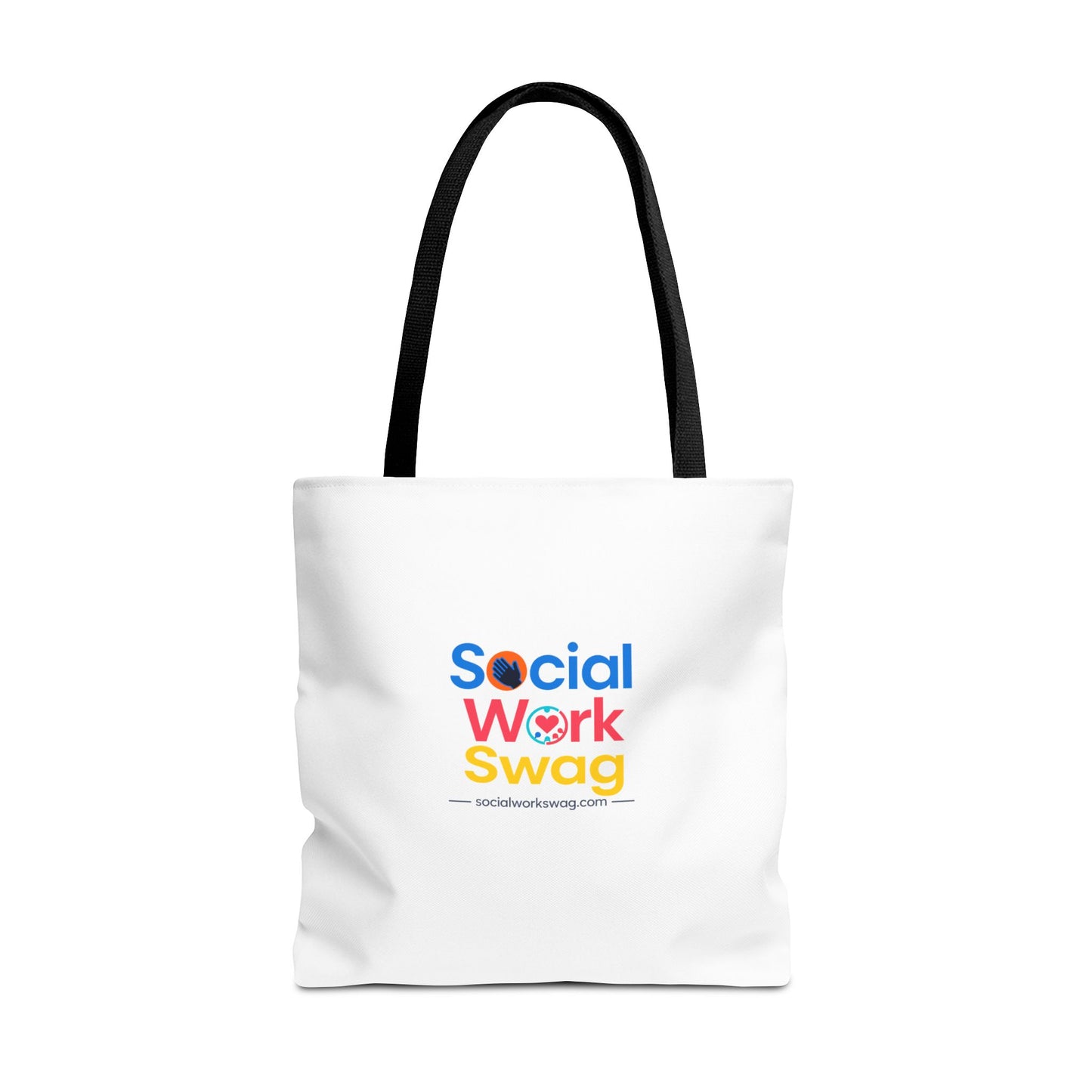 Social Work Swag Tote Bag — Colorful Social Worker Gift Tote