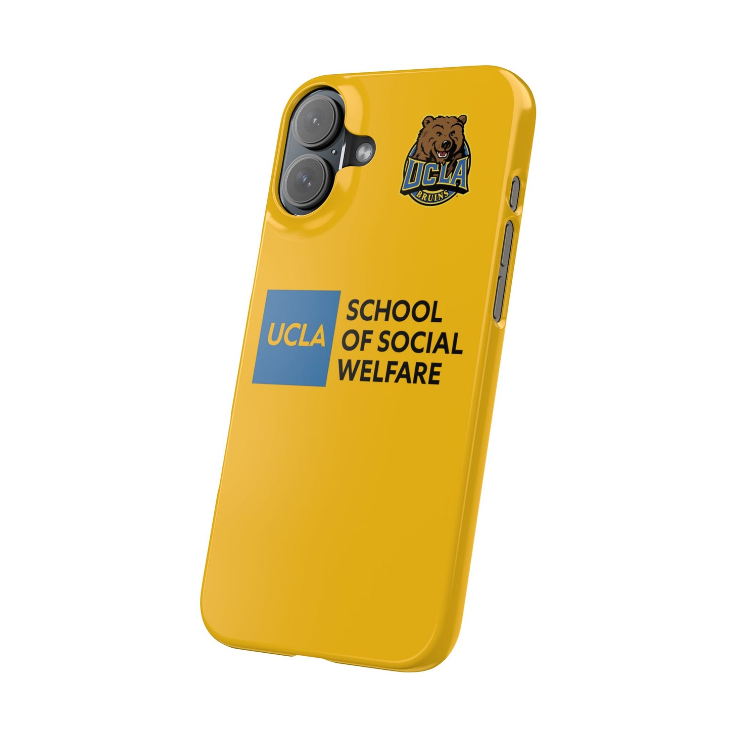 UCLA Slim I-Phone Case - School of Social Welfare (Yellow)