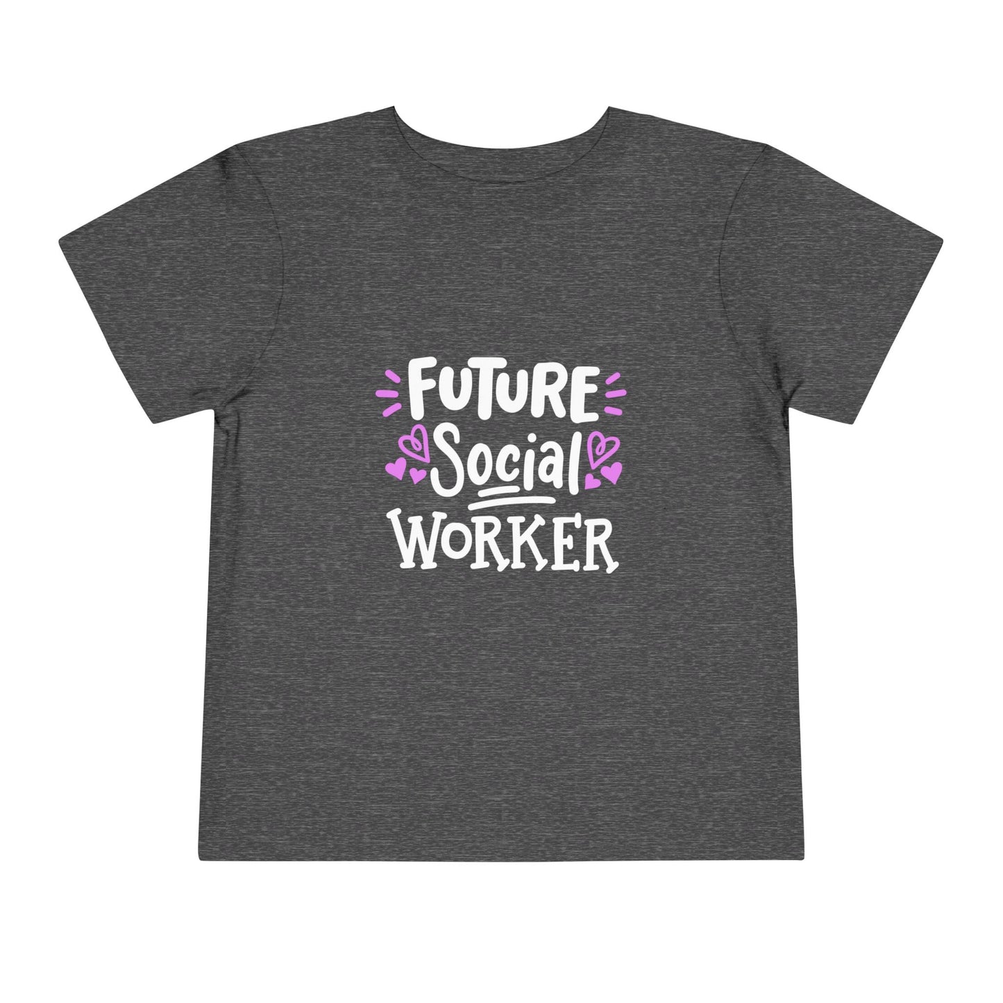 Toddler Tee — “Future Social Worker” Short Sleeve Shirt