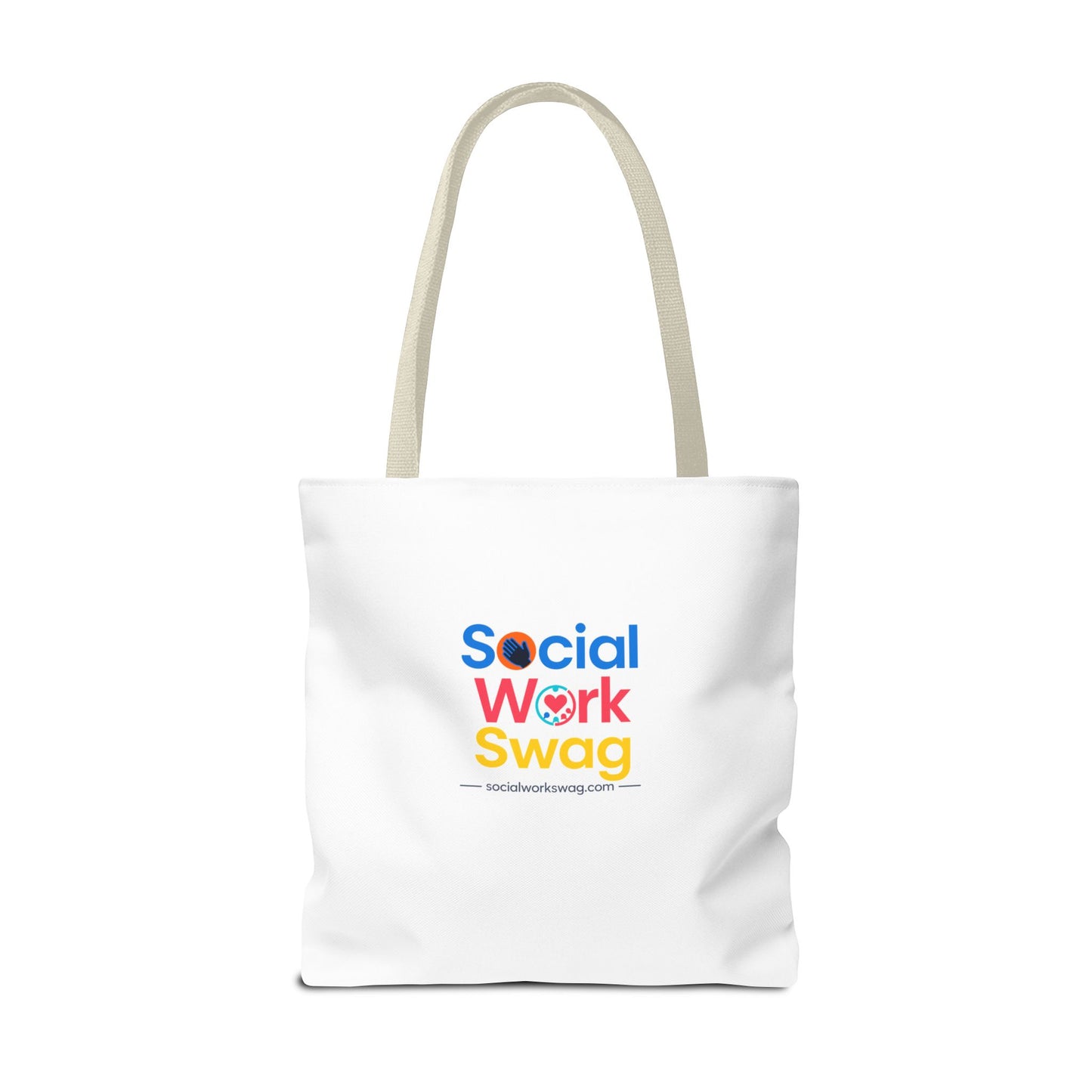 Social Work Swag Tote Bag — Colorful Social Worker Gift Tote