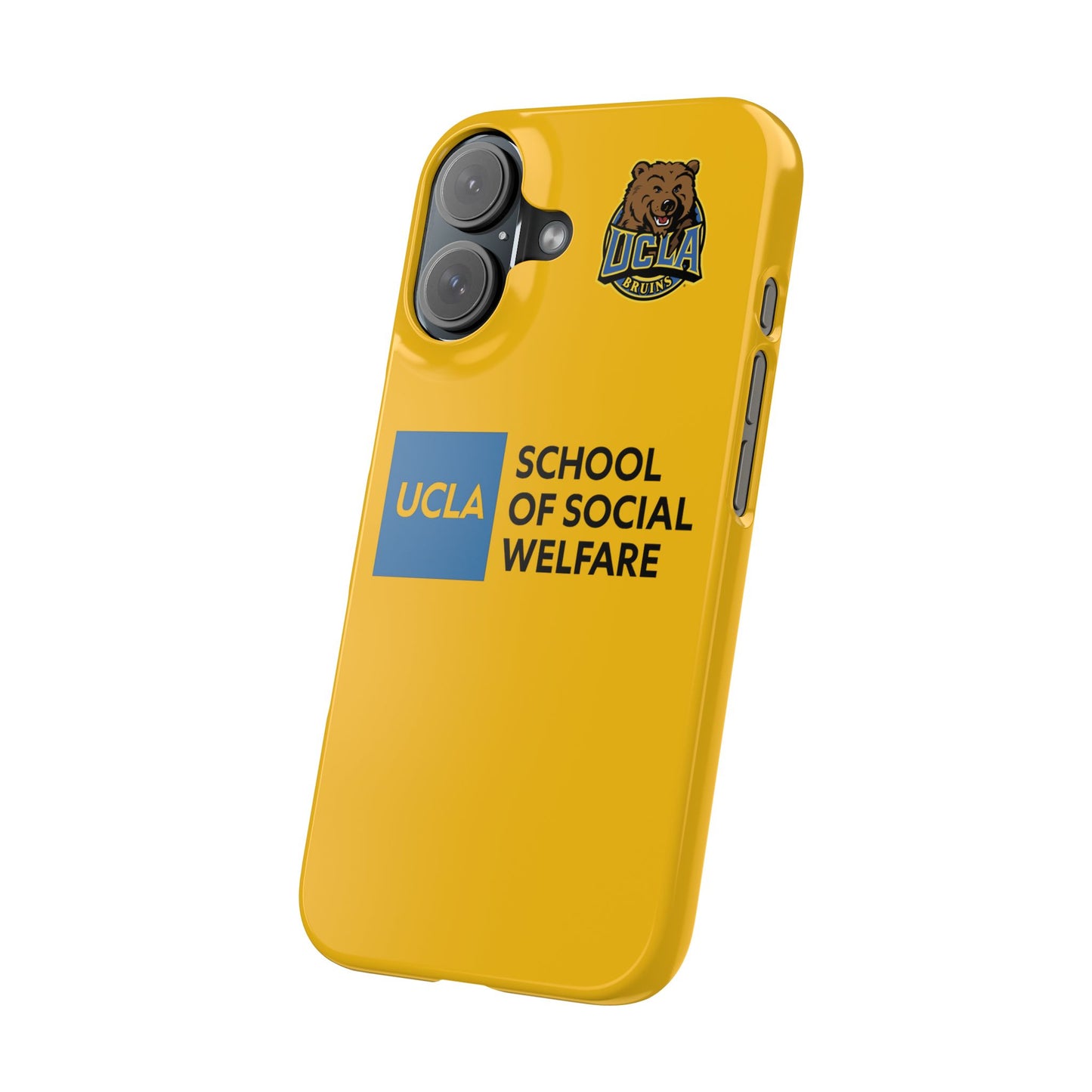 UCLA Slim I-Phone Case - School of Social Welfare (Yellow)