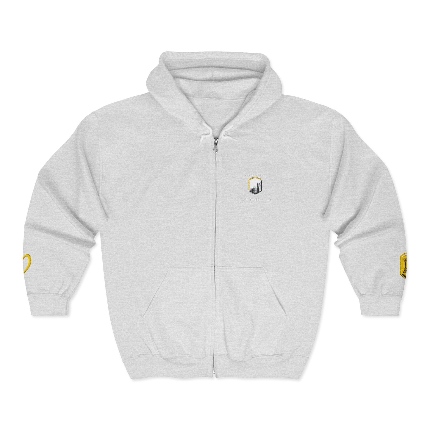Cal State LA- School of Social Work -Unisex Heavy Blend™ Full Zip Hooded Sweatshirt - Ultimate Comfort for Fans