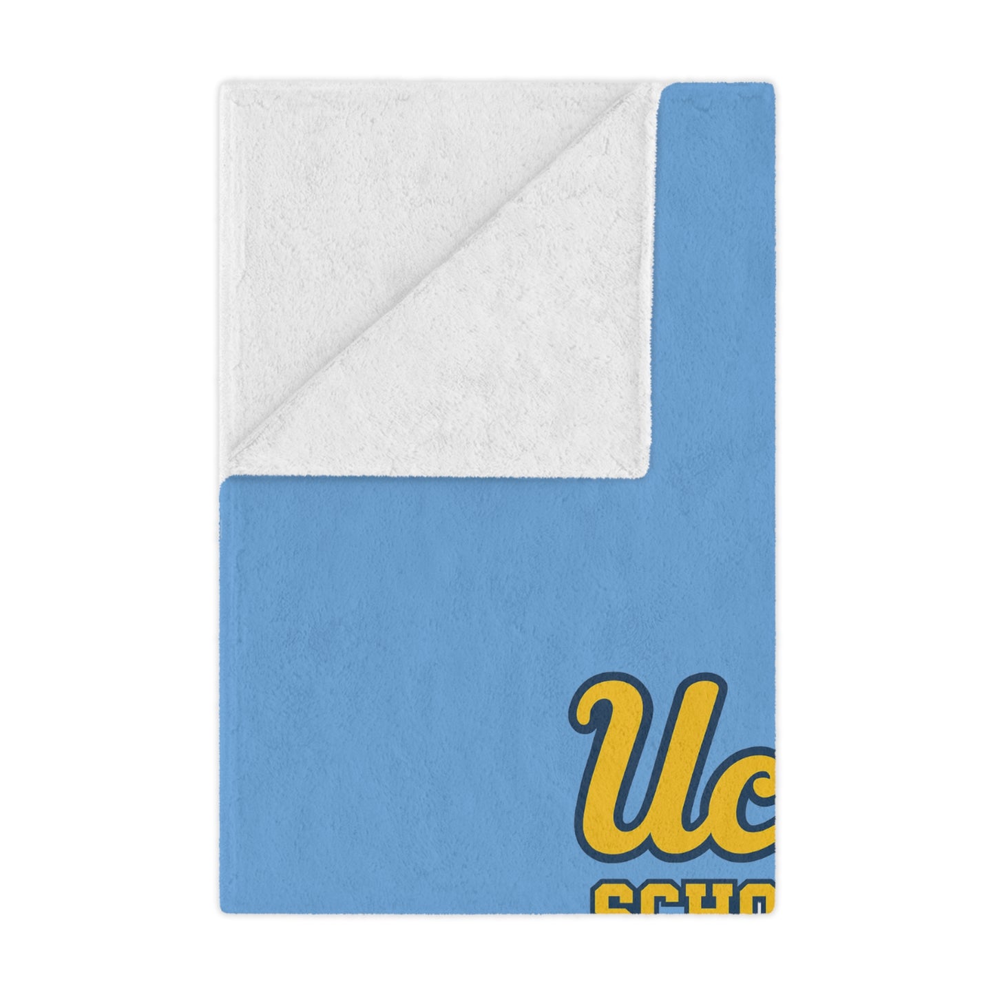 UCLA - School of Social Welfare Mini Blanket - Great for your office chair or your couch at home!