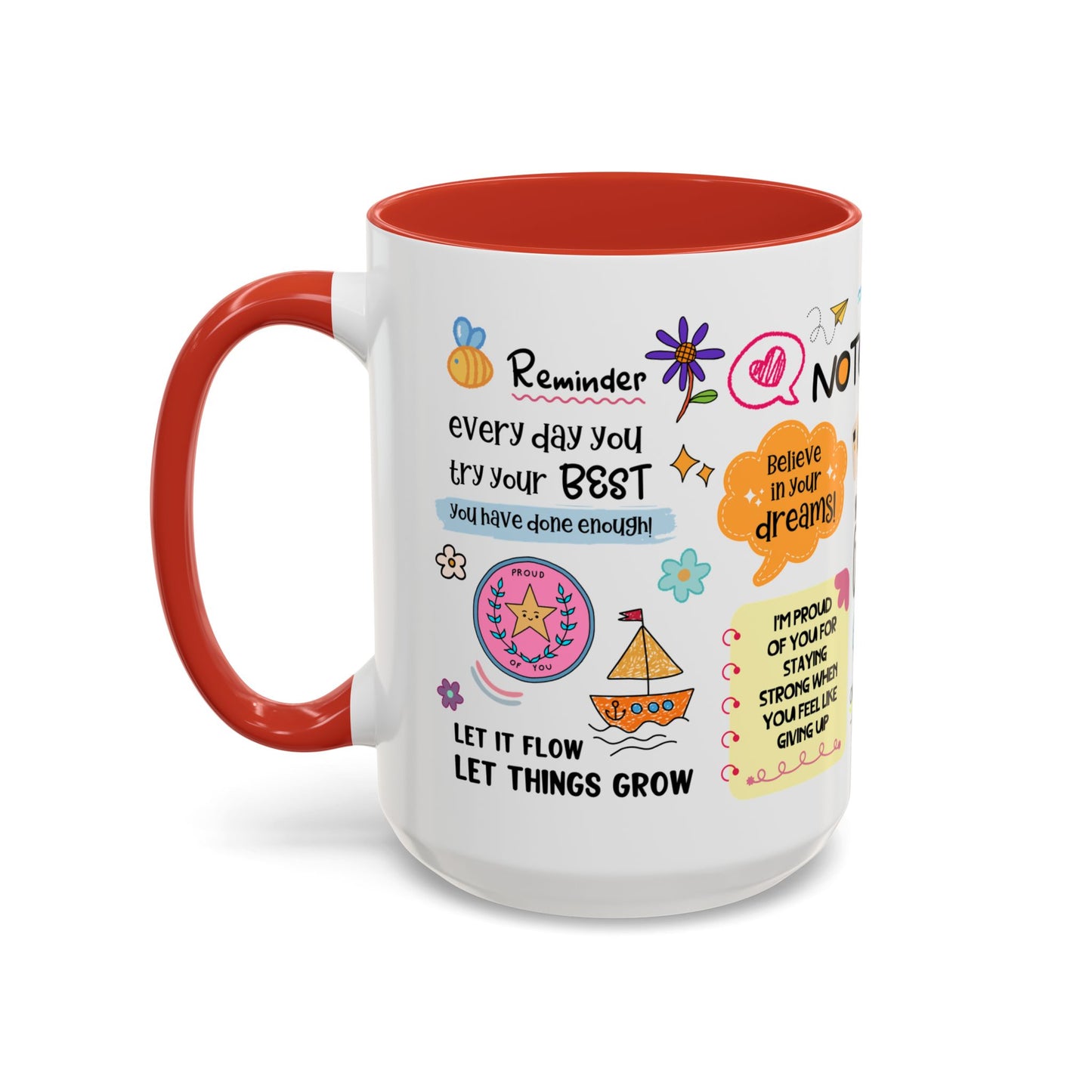 Note to Self Inspirational Coffee Mug — Motivational Quotes 15oz - Social Worker