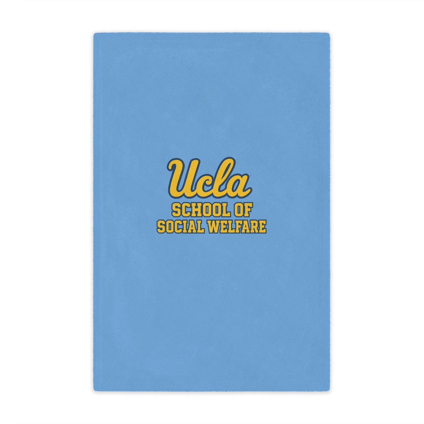 UCLA - School of Social Welfare Mini Blanket - Great for your office chair or your couch at home!