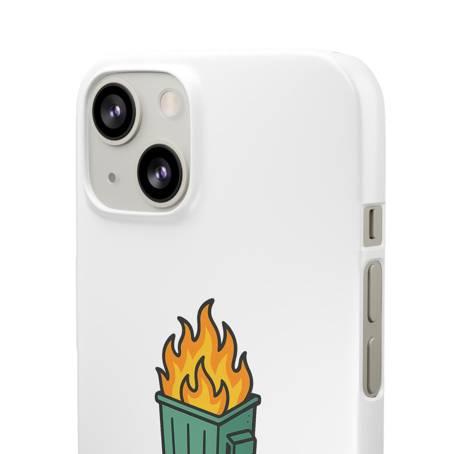 Phone Case — "I'm Fine, It's Fine" Dumpster Fire Design