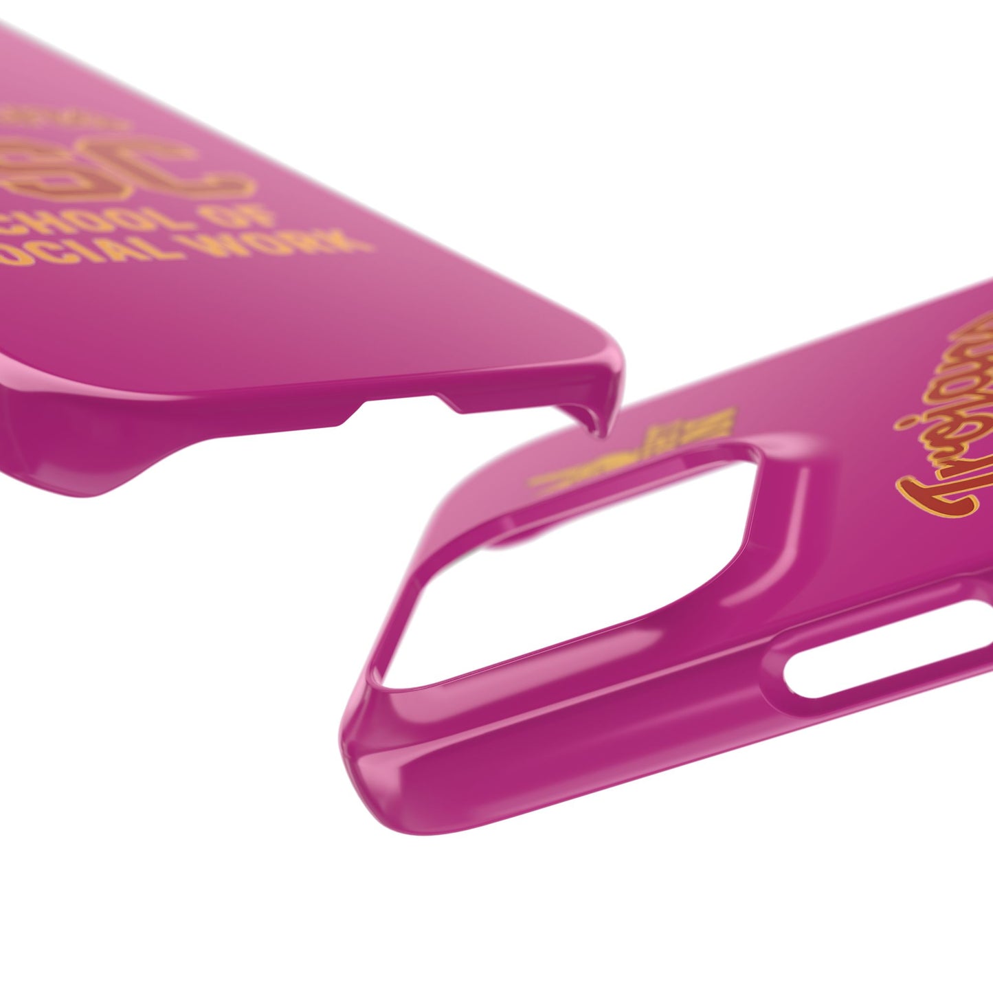 USC Trojans Slim I-Phone Case - School of Social Work (Pink)