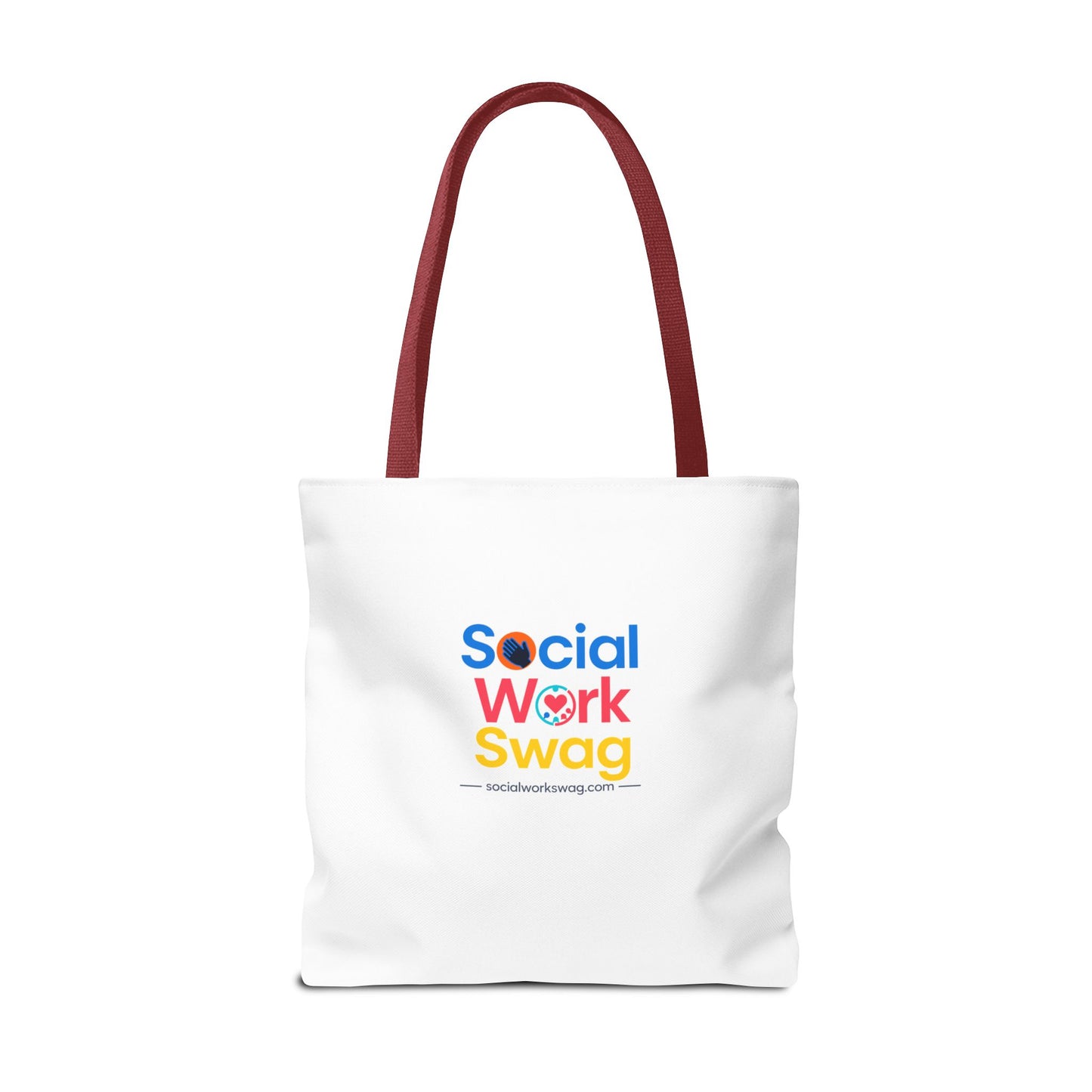 Social Work Swag Tote Bag — Colorful Social Worker Gift Tote