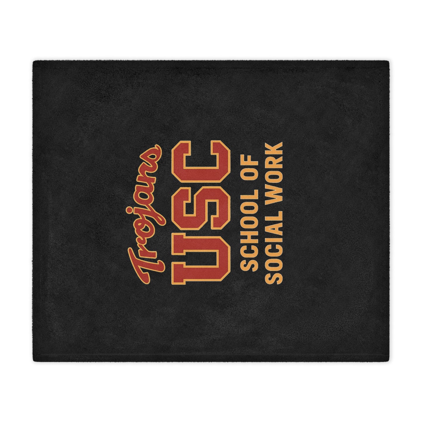 USC - School of Social Work Mini Blanket - Great for your office chair or your couch at home!
