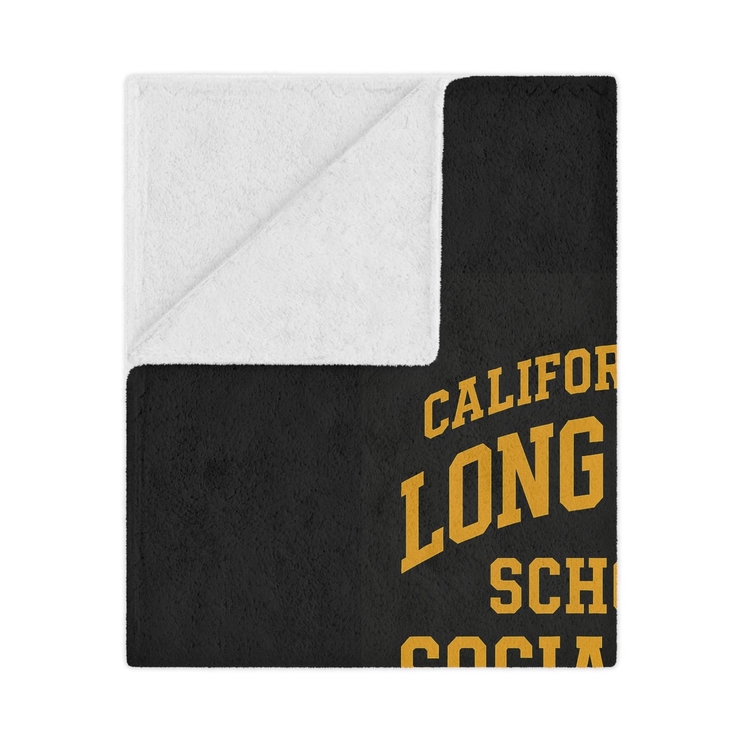 CSULB School of Social Work Mini Blanket - Great for your office chair or your couch at home!