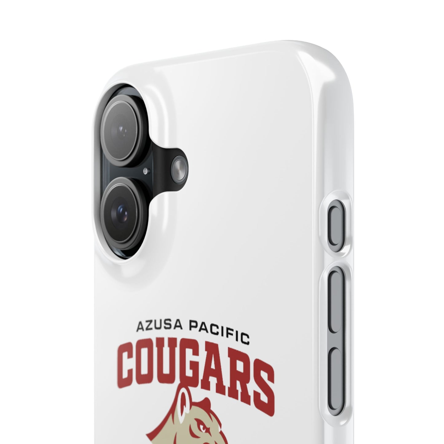 Azuza Pacific University - Slim I-Phone Case - School of Social Work (White)