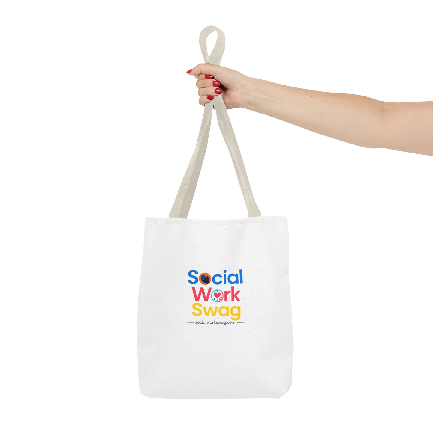 Social Work Swag Tote Bag — Colorful Social Worker Gift Tote