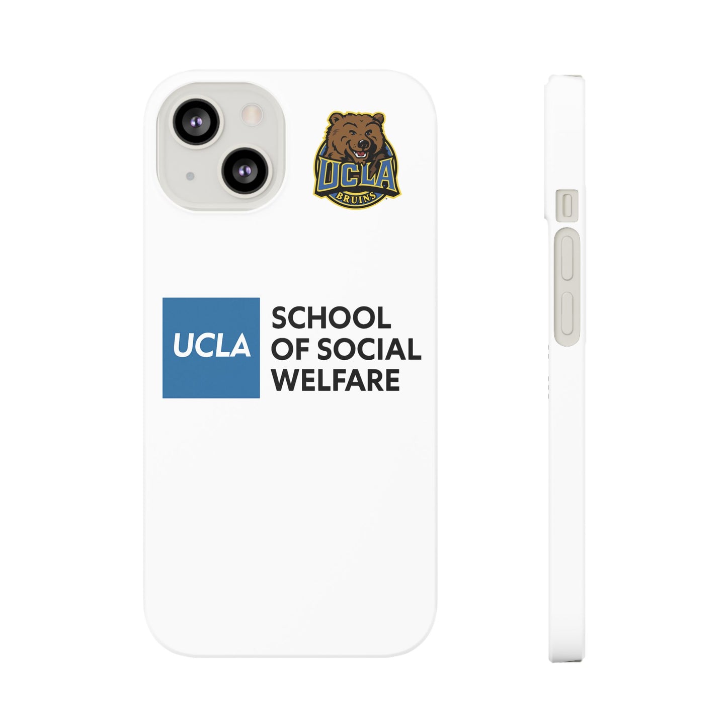 UCLA Slim I-Phone Case - School of Social Welfare (White)
