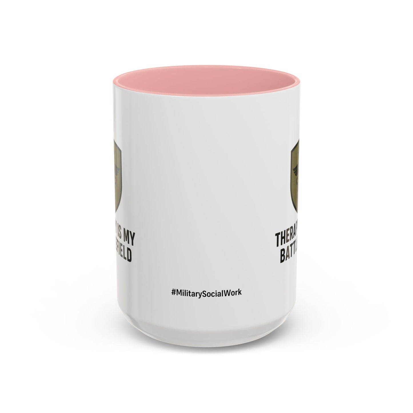 Military Social Work -Empowering Coffee Mug - "Therapy is My Battlefield" - Perfect Gift for Advocates and Supporters