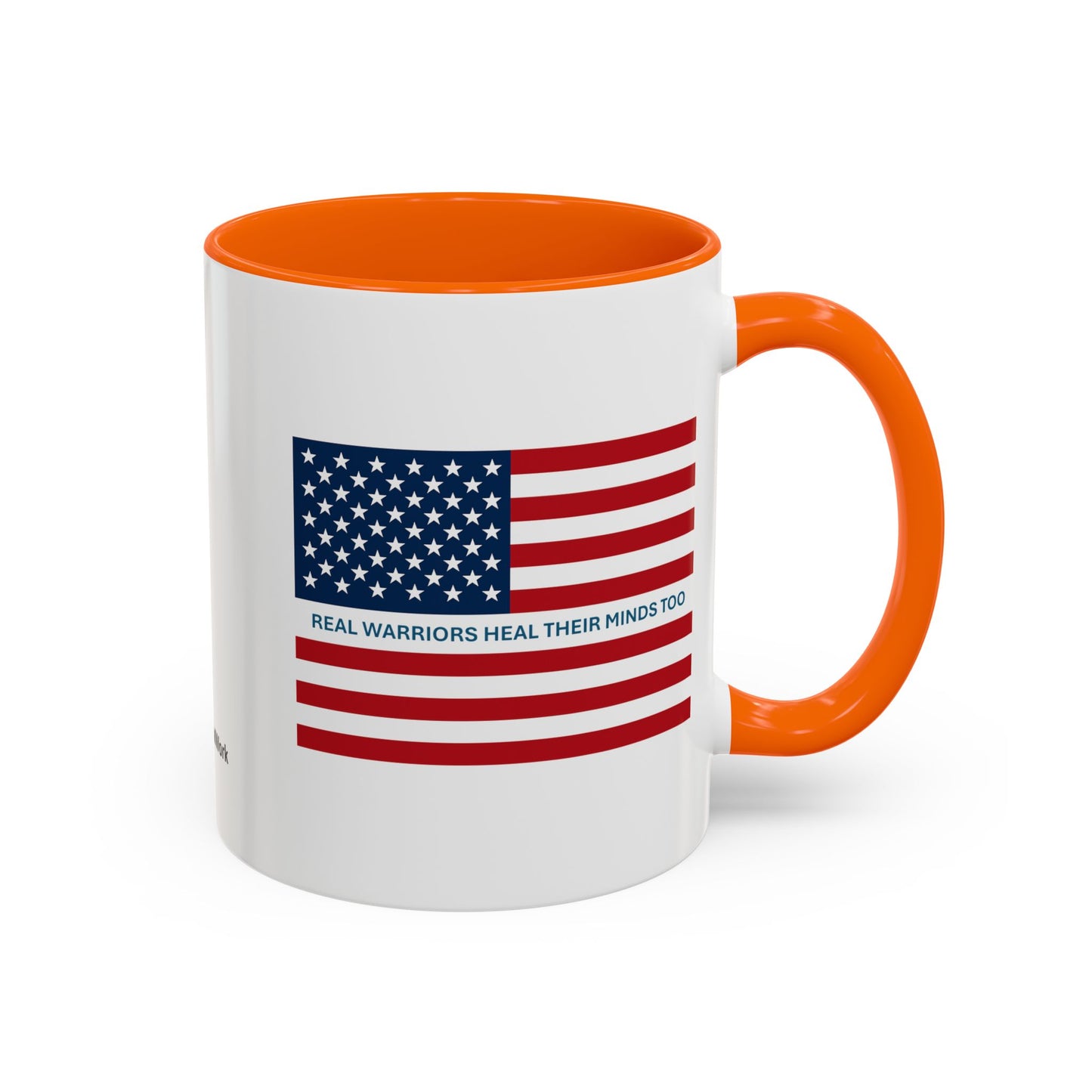 Military Social Work -Empowering Coffee Mug - "Real Warriors Heal Their Minds Too " - Perfect Gift for Advocates and Supporters