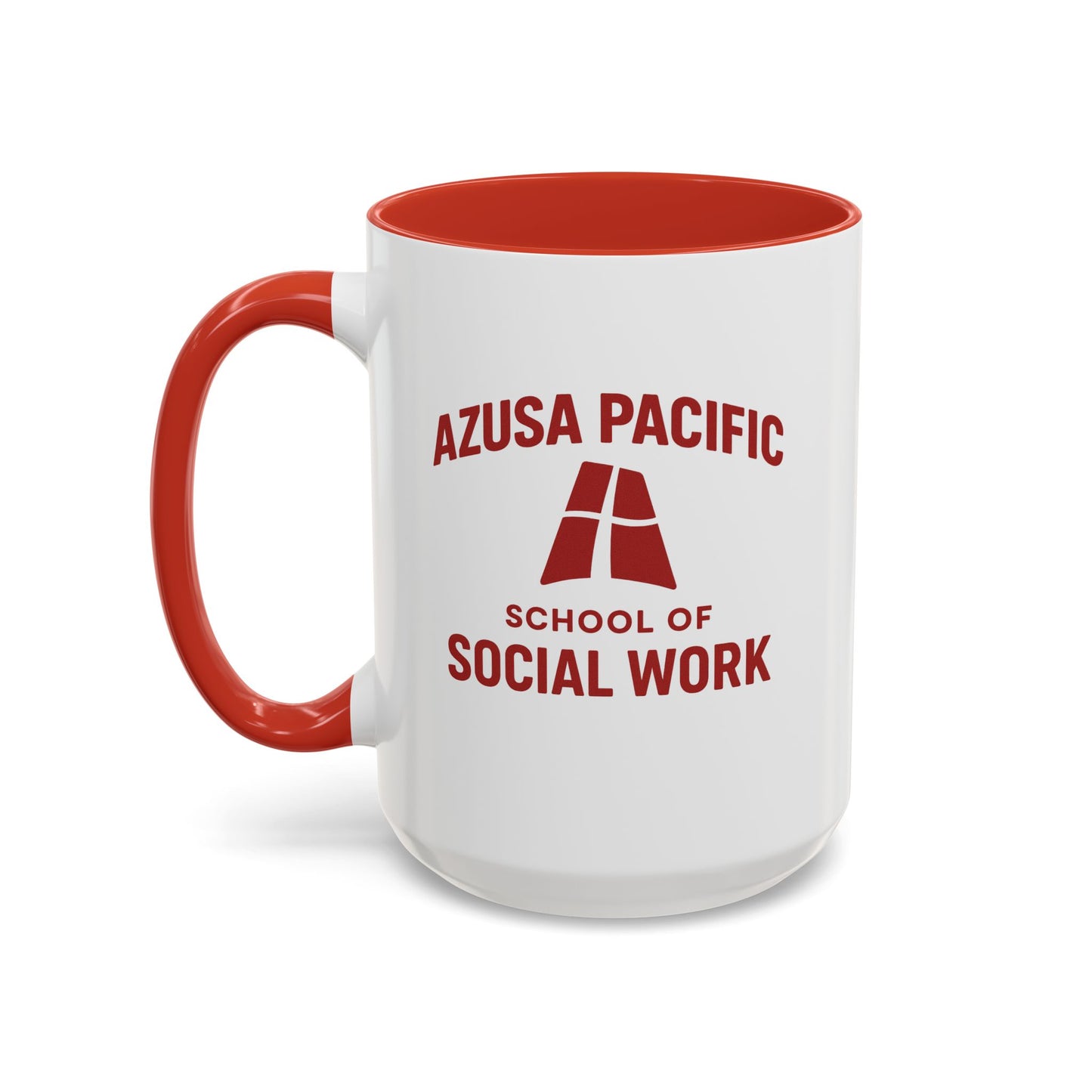 Azusa Pacific University - School of Social Work -Accent Mug - 15oz