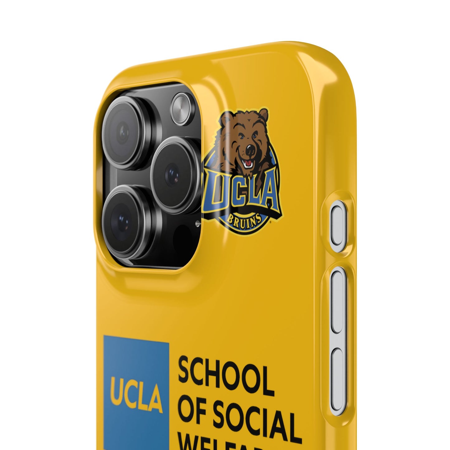 UCLA Slim I-Phone Case - School of Social Welfare (Yellow)