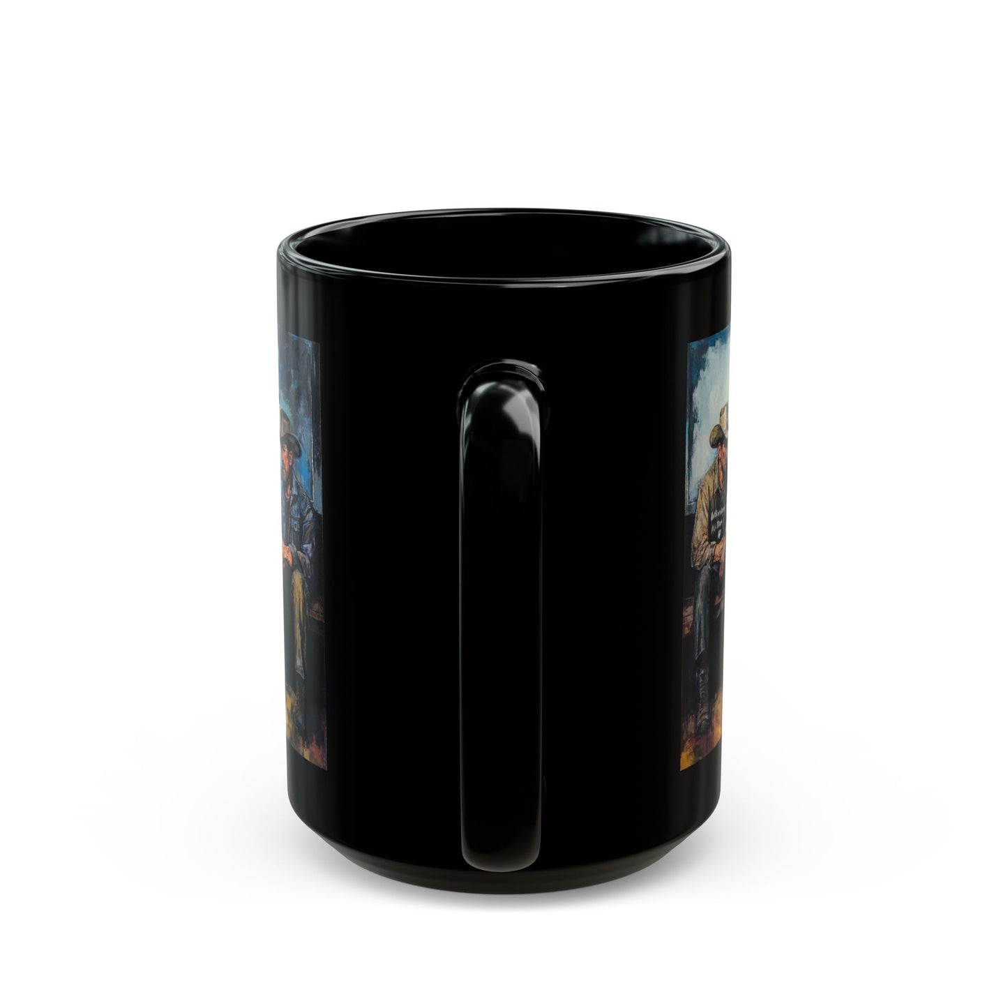 Tough Guys Have Feelings Too- Black Mug (15oz) - Social Work