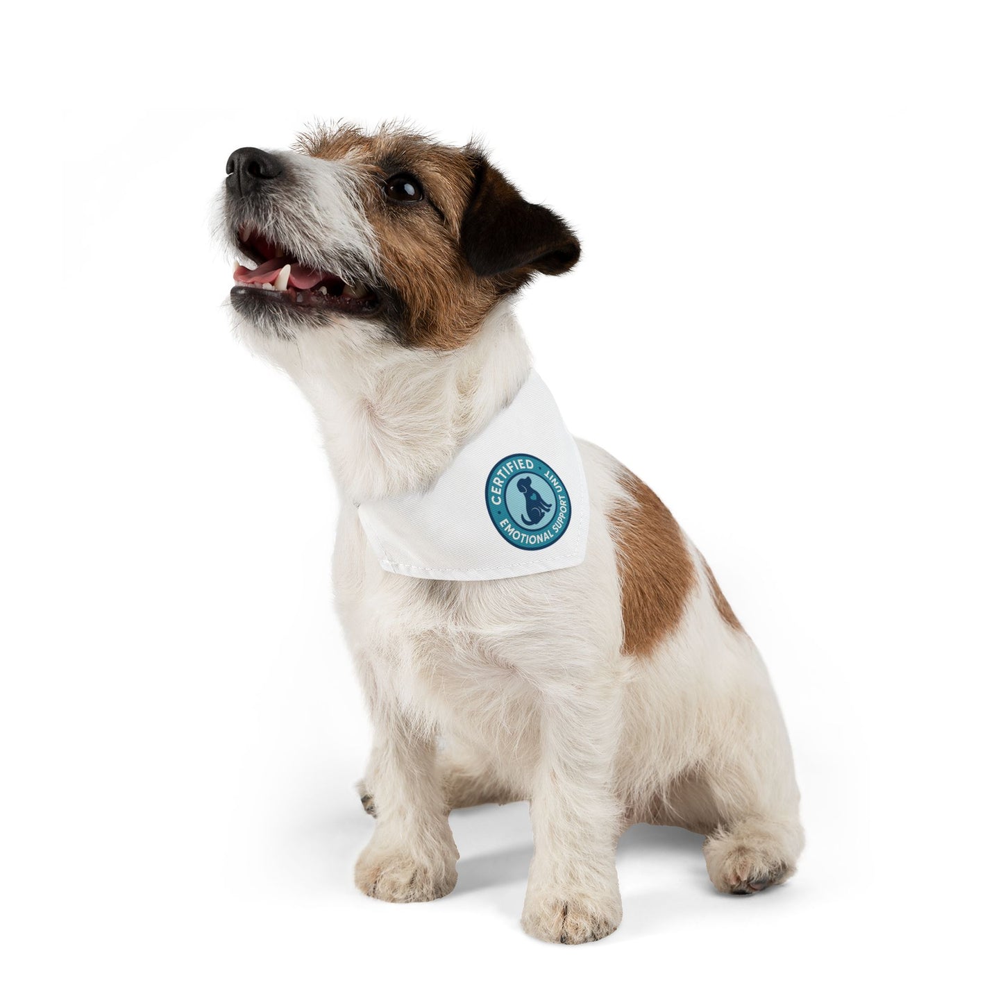 Pet Bandana Collar "Certified Emotional Support Unit"