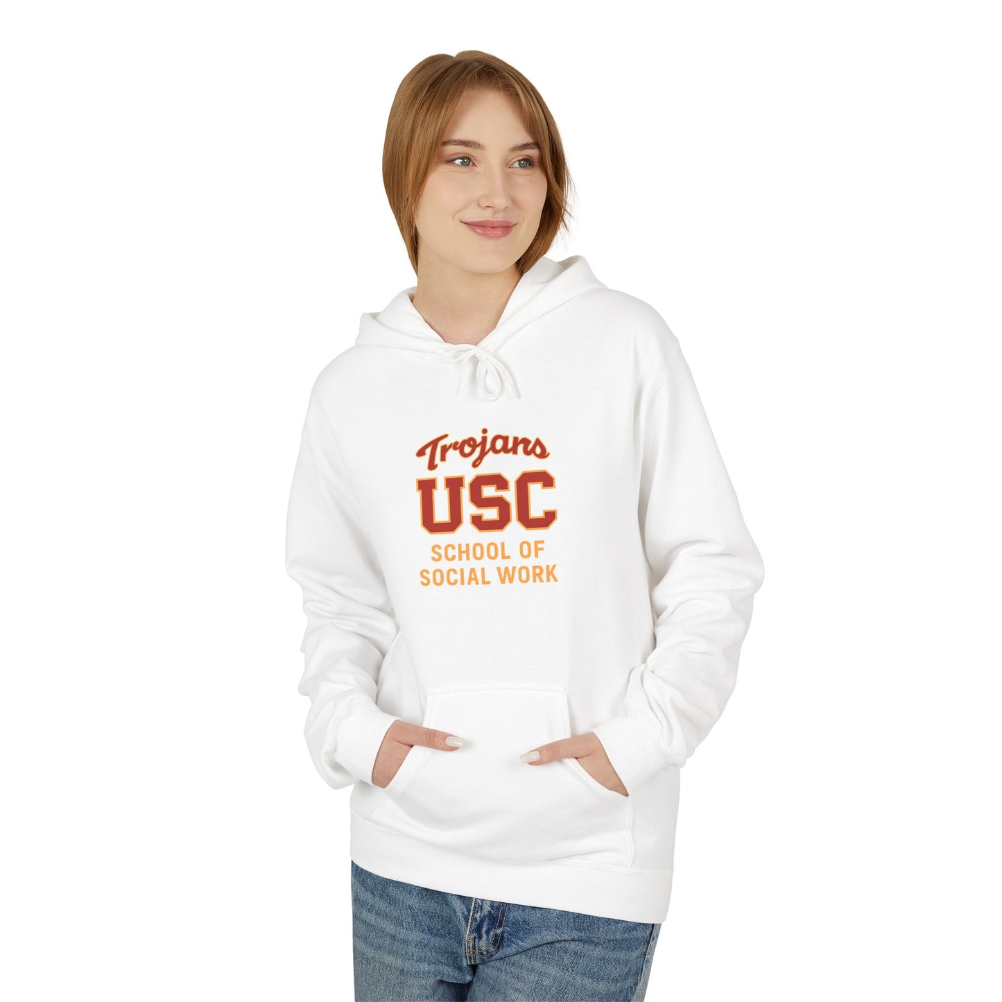 USC School of Social Work Unisex Softstyle Hoodie - Comfortable College Gear
