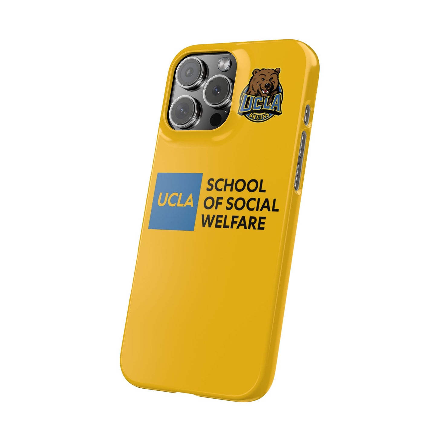 UCLA Slim I-Phone Case - School of Social Welfare (Yellow)