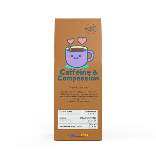 "Caffeine & Compassion" (Whole Bean)- Flathead Valley Coffee Bean Blend (Medium-Dark Roast)