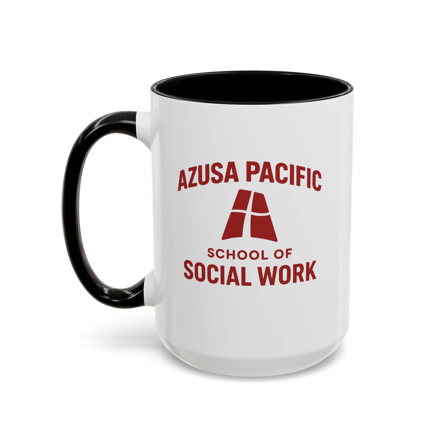 Azusa Pacific University - School of Social Work -Accent Mug - 15oz