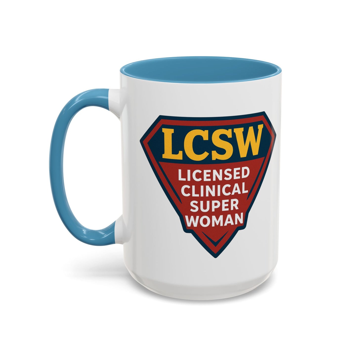 LCSW & School Social Worker Coffee Mug – Fueled by Coffee & Chaos (Various Colors)