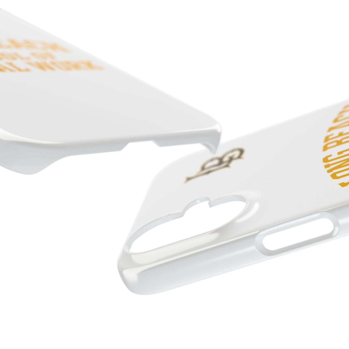 Long Beach State University - Slim I-Phone Case - School of Social Work (White