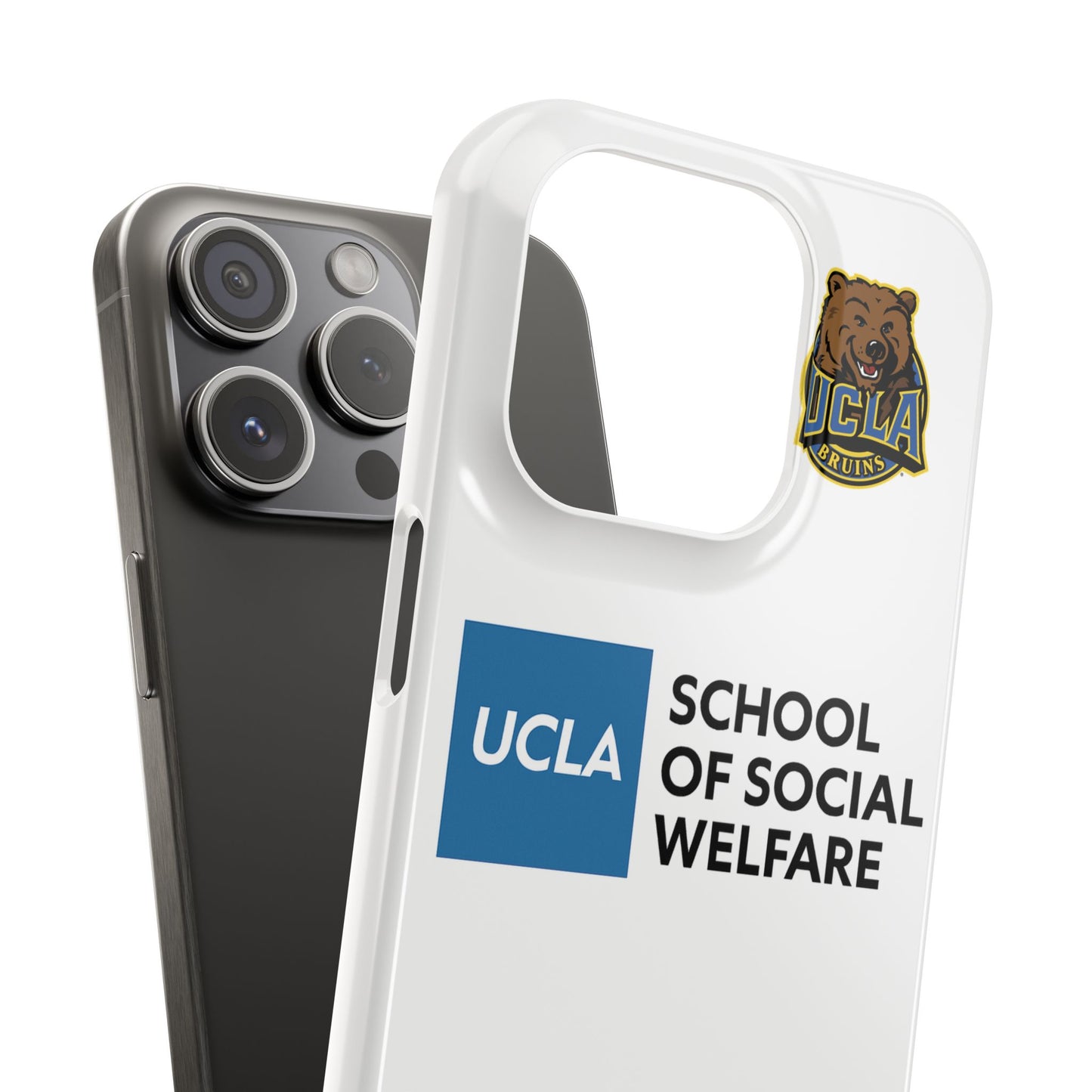 UCLA Slim I-Phone Case - School of Social Welfare (White)